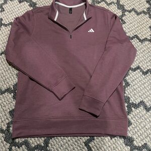 adidas Men’s Half-Zip Pullover - Mauve